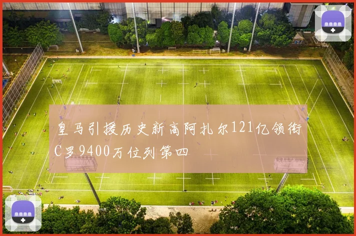 皇马引援历史新高阿扎尔121亿领衔C罗9400万位列第四
